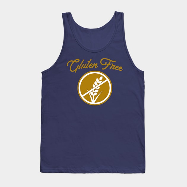 Gluten Free Anti Wheat Shirt Tank Top by glutenfreegear